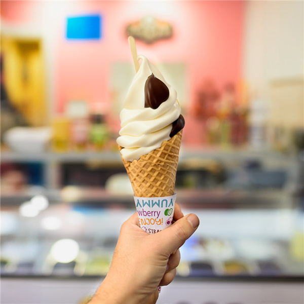 Ice-Cream Cones "Parole" 7x11,5cm White Paper (500st/pak)