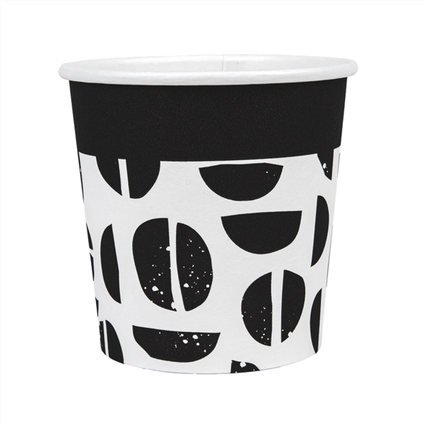 Coffee cups "Java" 120ml White Cardboard (50st/pak)