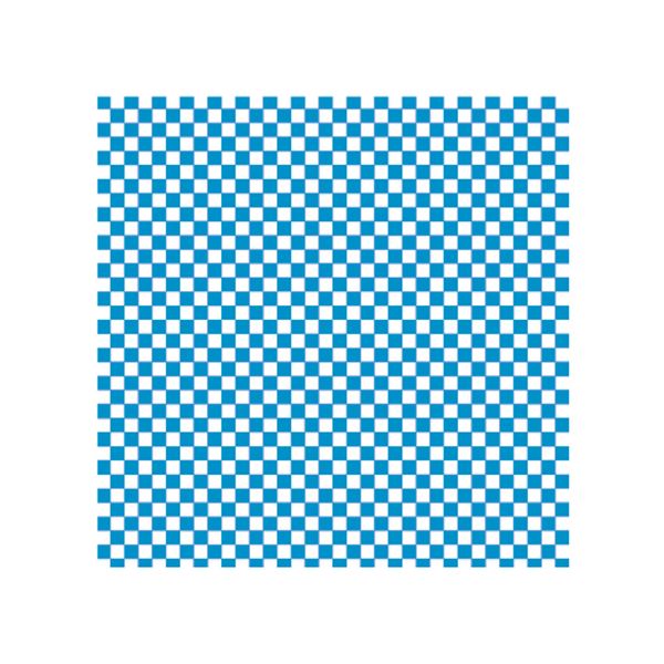 Greaseproof Paper Pfas Free "Fitipaldi" 31x31cm Blue Greaseproof parch (1000st/pak)