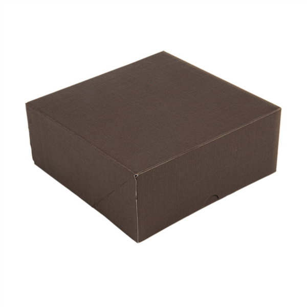 Cake Boxes The Pack 18x18x7,5cm Chocolate (50st/pak)