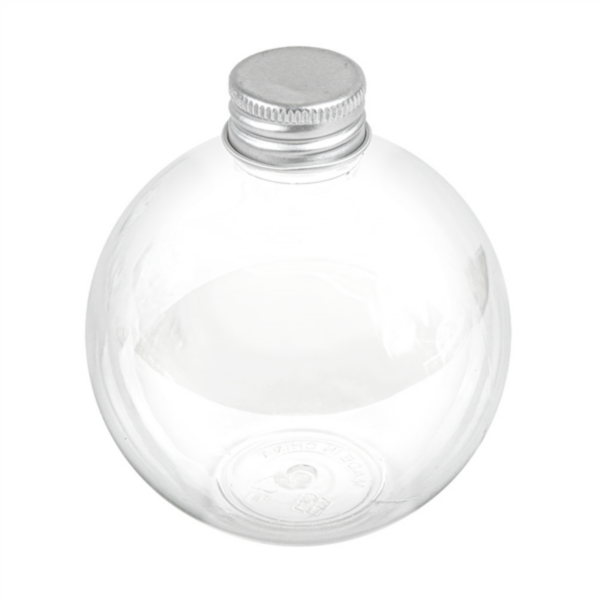 Bottles with Aluminium Cap 250ml Clear PET (per stuk)