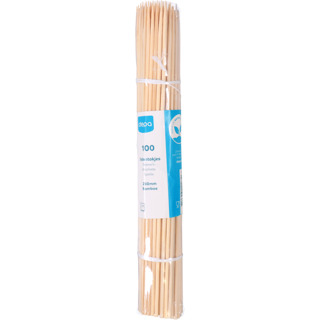 Saté prikker FSC 25cm (100st/krimp)