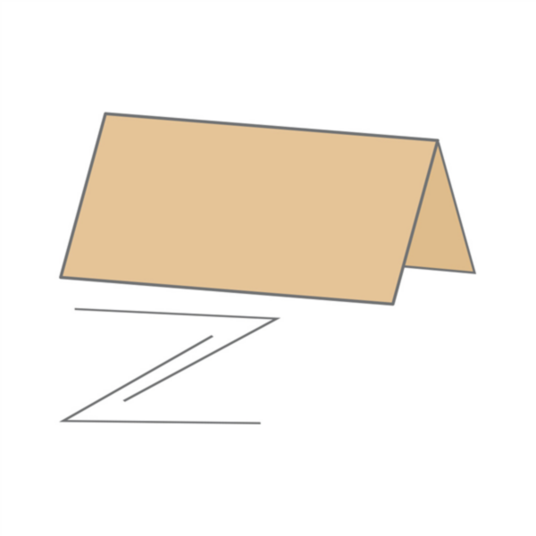 Hand Towel "Zigzag" Ecolabel 2-ply 22,5x21cm Natural Recycled Paper (4000st/doos)