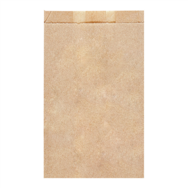 Croissant Bags 14+7x22cm Natural Kraft (500st/pak)