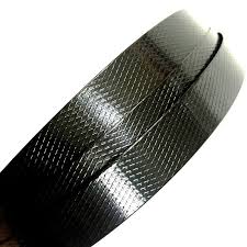 Poly strapping Black embossed/ PP band 9mmx0.55 Core dia:20cm (rol ca 4000mtr)