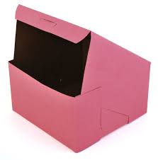 Bakery Box Pink 7x7x4" non-window (250st/doos)