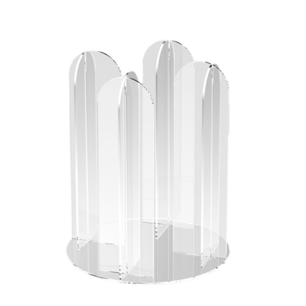 Tub dispenser Clear Acrylic (per stuk)