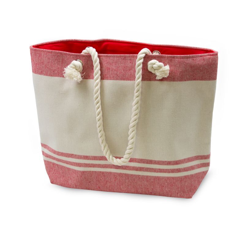 Vintage Standtas FFP Wit/Rood (48x35cm) per stuk