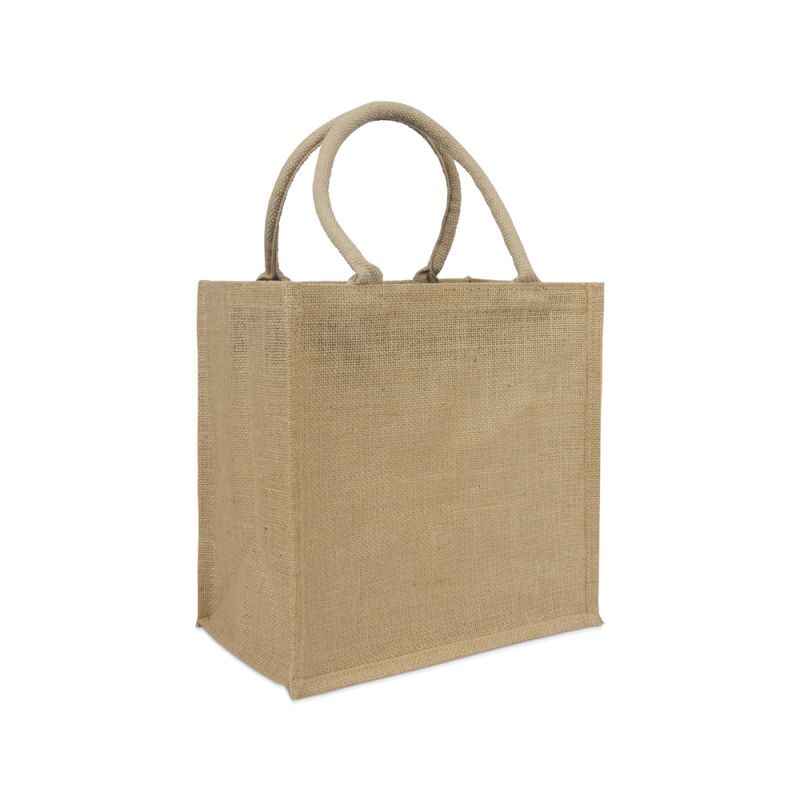 Jute Draagtas/Shopper Naturel FFP 30+20x30cm (per stuk)