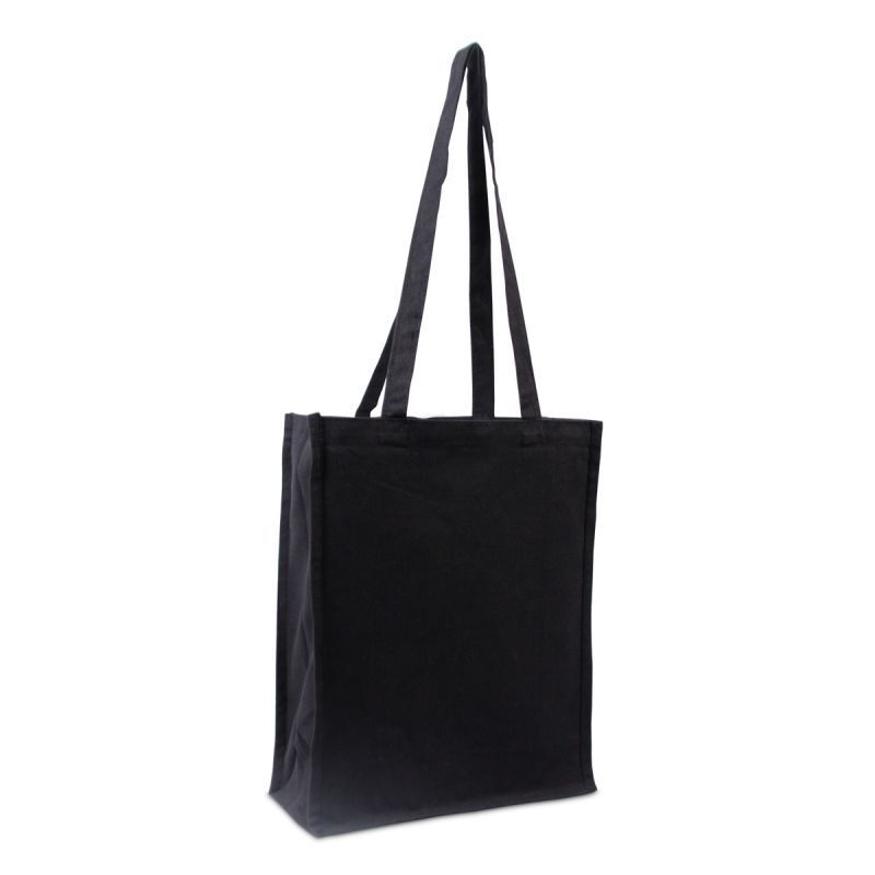 Canvas Tas Zwart FFP 32+13x40cm (per stuk)