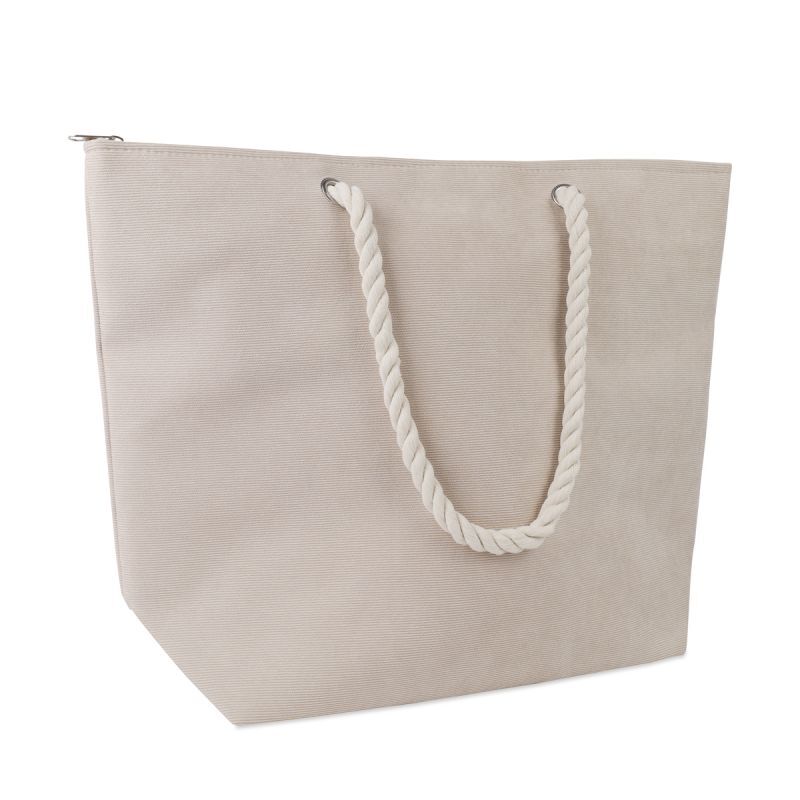 Corduroy/Ripfluweel Tas Ecru FFP 50x38+2x7,5cm (per stuk)