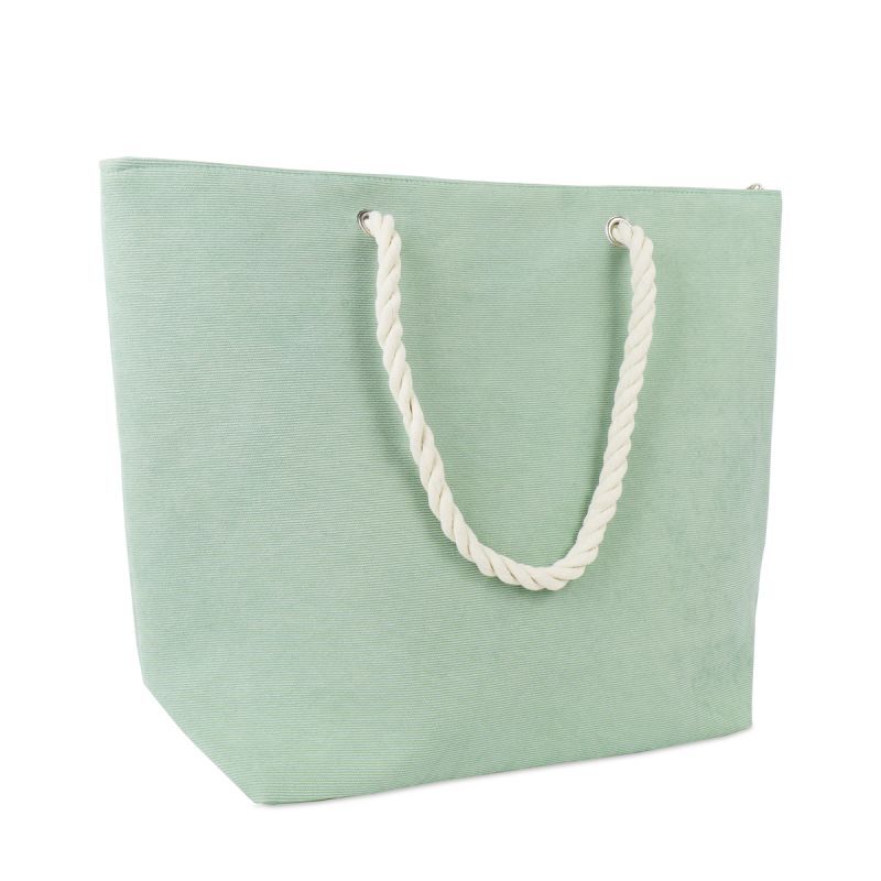 Corduroy/Ripfluweel Tas Licht Groen FFP 50x38+2x7,5cm (per stuk)