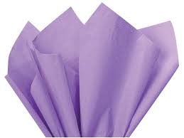 Tissue Sheets / Satin Wrap Lavender  120 sheets/pk