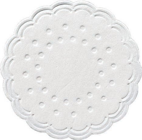 Coasters 8-Ply 7,5cm White (Rond) 250st/ds