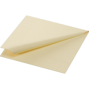 Napkins 2-Ply Cocktail Cream/Champagne 24x24cm (300 st/pak)