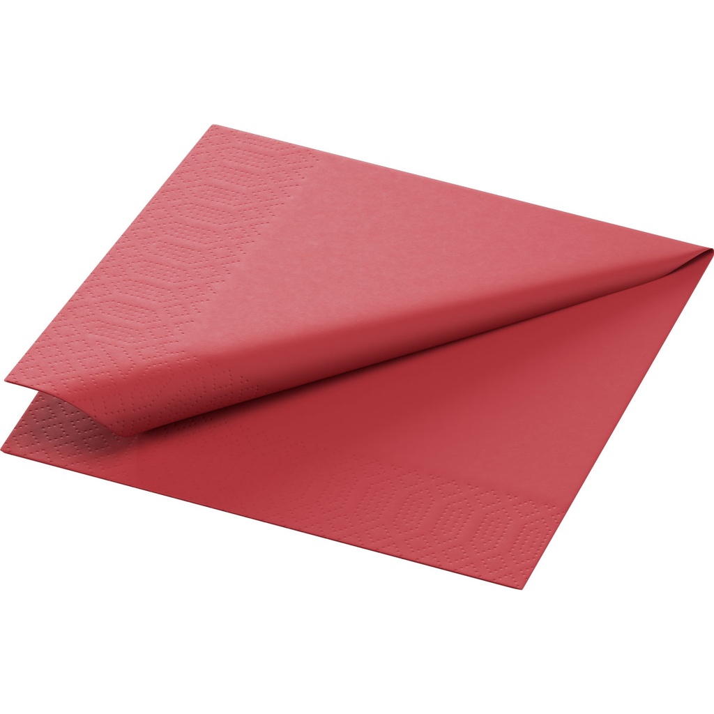 Napkins 2-Ply Cocktail Bordeaux 24x24cm 300 st/pk