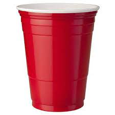 16oz Tall Red Cold Cup (16pcs/pk)
