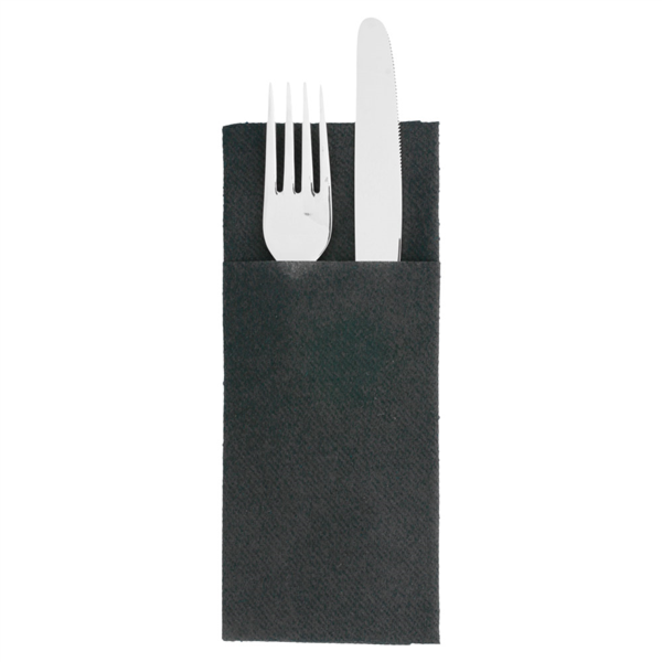 Napkins Airlaid Kangurito Black (small) 33x40cm (50st/pak)