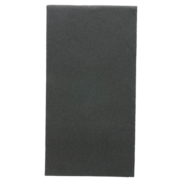 Napkins Black 1/8-fold 40x40cm Double Point (50st/pak)