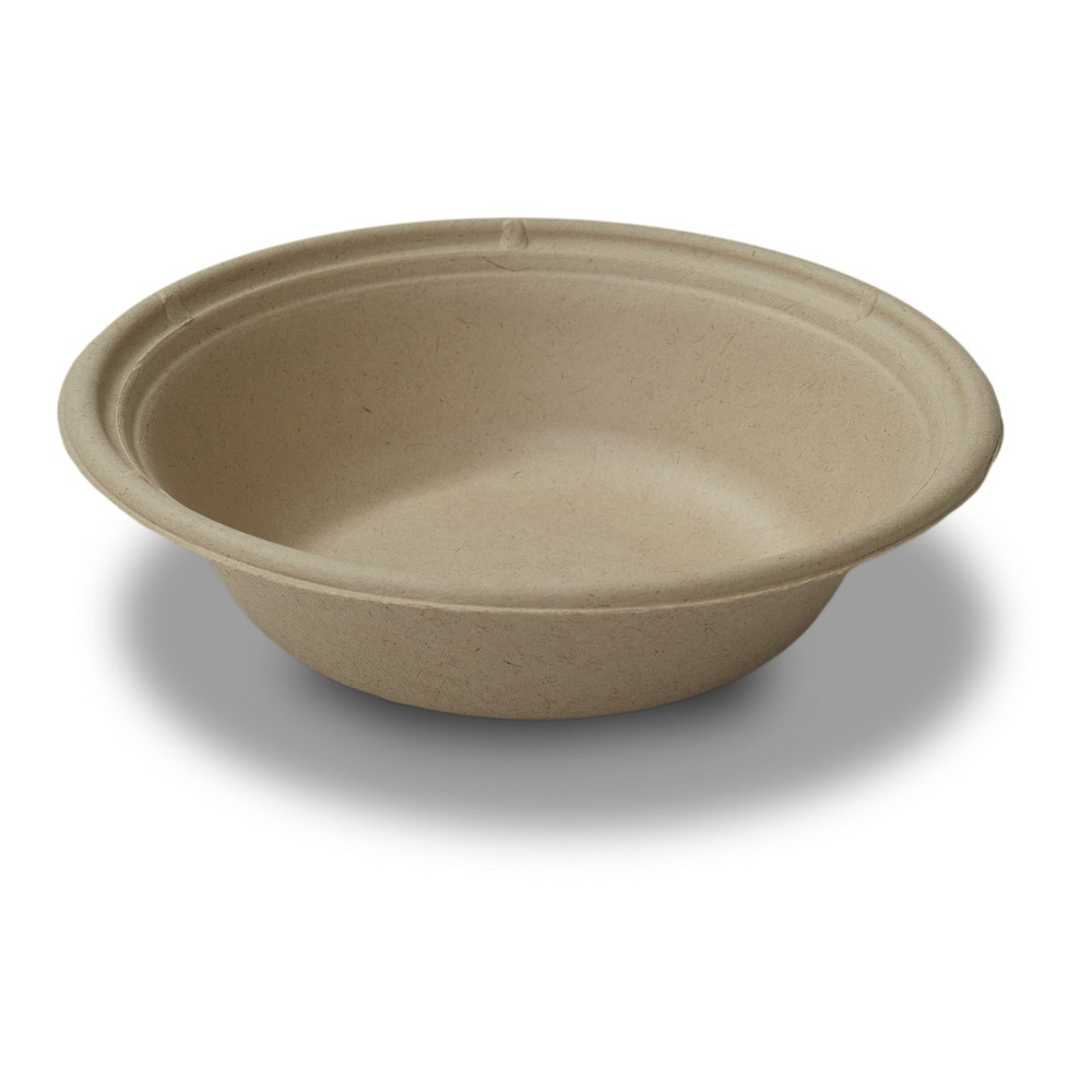 Bagasse (PFAS Free) Tellus 24oz Bowls (bijbehorende deksel is item 460290) 50pcs/pk