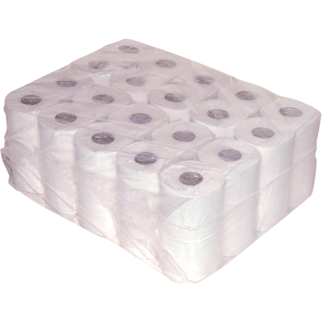 Basic Qleaniq toiletpapier 400 vel 2-laags (4rollen/pak)