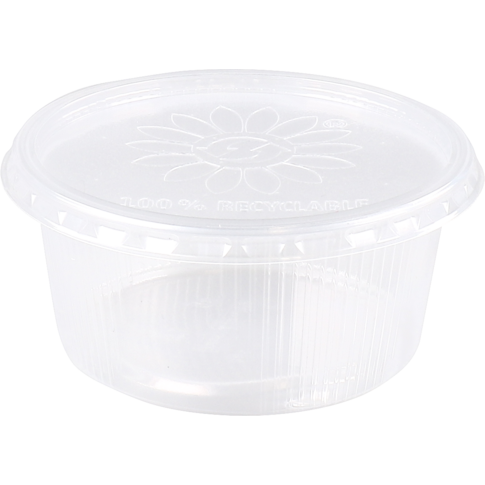 Bak PP 755  101/95 Transparant 500cc 100 st/pk