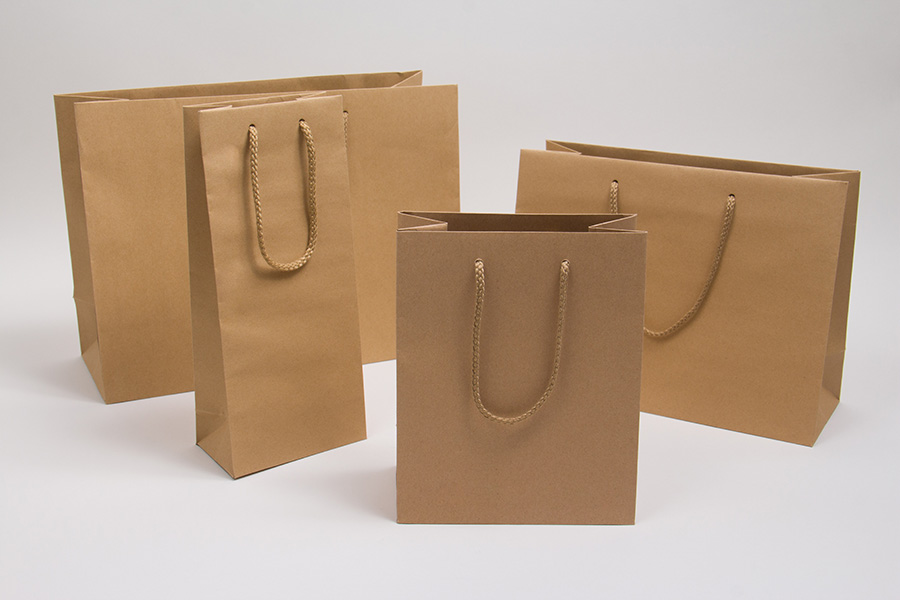 Frosted Eurototes Bag Copper 8x5x10x5 50st/ds