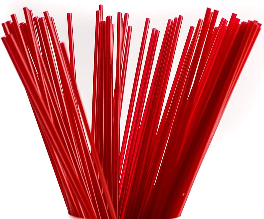 Plastic Bar/Cocktail Stirrers 5" Red (of Black) 1000st/pak