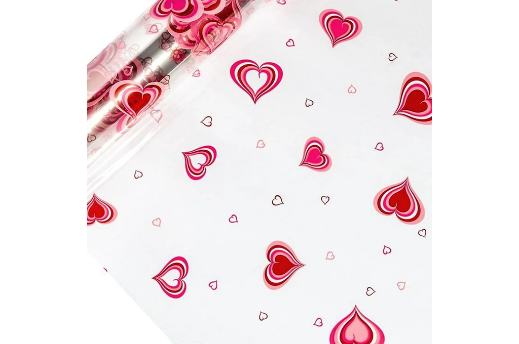 Folie BOPP Color Groovy Love 30x100"