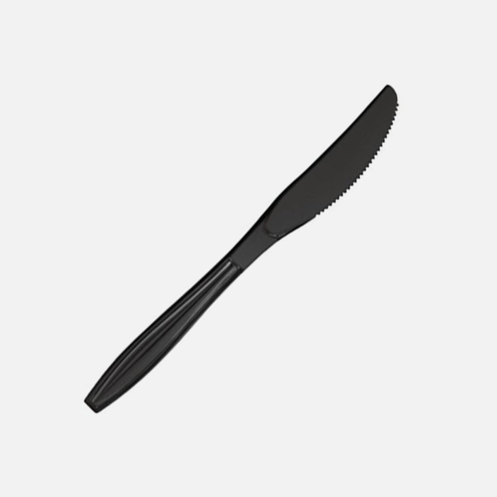 Plastic Mes Zwart 19cm (100st/pak)