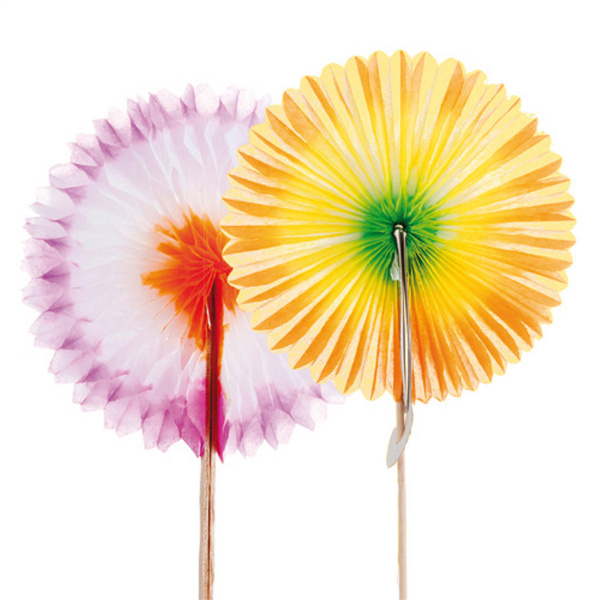 Prikker Chinese Fan (Icecream decoration) 7,5cm Assorti (144pcs/cs)