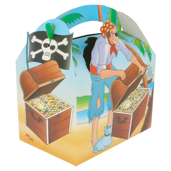 Gable Box - Children Box - Design "Pirates" 17x16x10cm 50pcs/pk