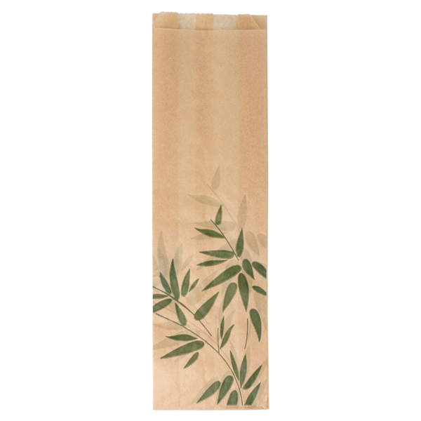 Baguette Bags "Feel Green" 9+4x30cm Natural Greaseproof parch (500st/pak)
