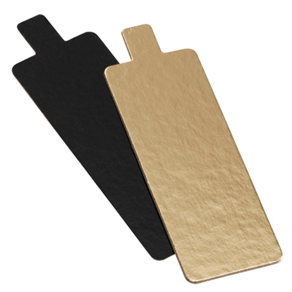 Cardboard Gold / black 4,5x13cm for cake 250/cs