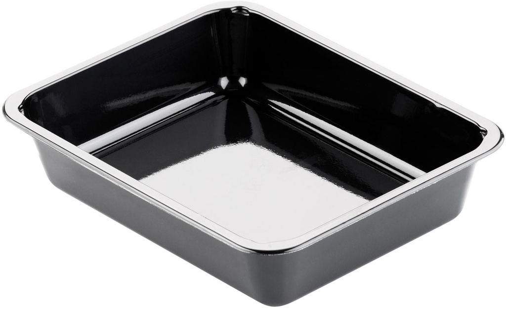 Tray Duni 1 comp. CPET rectang. blk 225x175x54mm 270/cs
