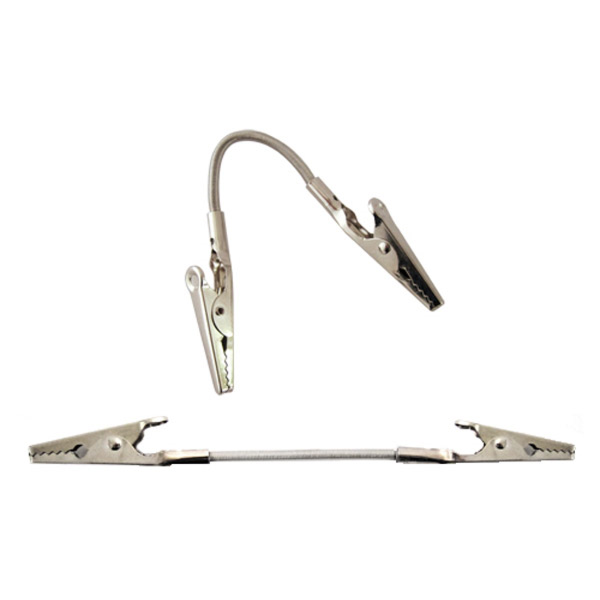 Double Lable Holder "Alligator" 1x15,5cm Stainless Steel  per unit