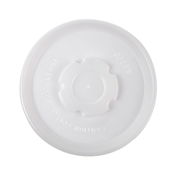 Lids for tubs 500ml 11cm diameter PS (100st/pak)