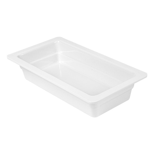 Melamine Gastronorm bak Wit GN-1/3 (65mm hoog) Per stuk