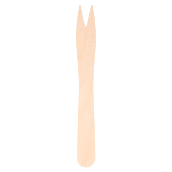 Frietvorkje hout 8,5cm 2-tand (1000st/pak)