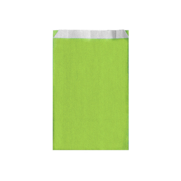 Luxe fournituren zakjes Aniseed Green 12+5x18cm (250st/doos)