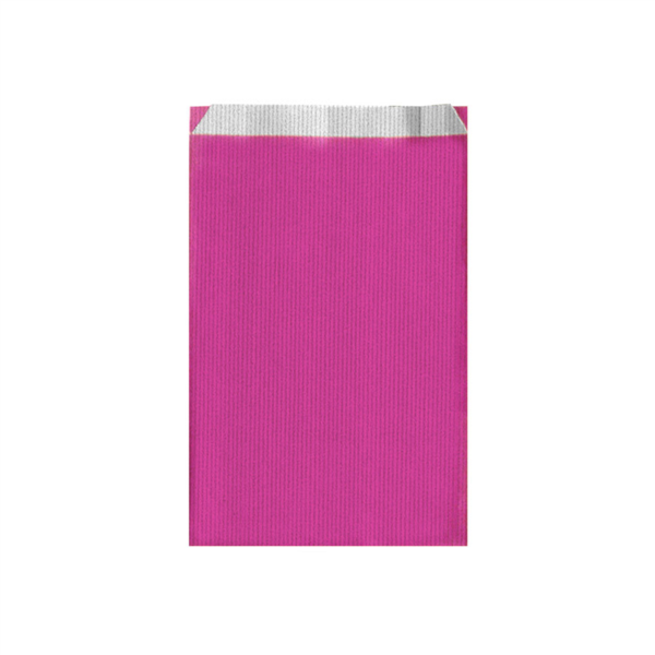 Luxe fournituren zakjes Fuchsia 12+5x18cm (250st/pak)