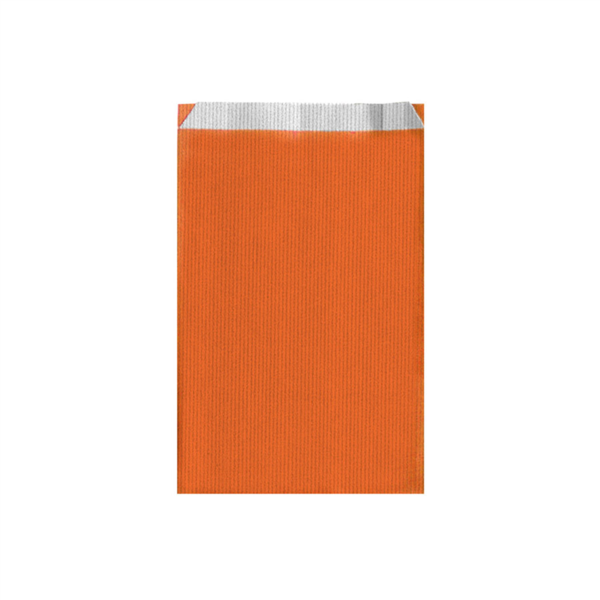 Luxe fournituren zakjes Orange 19+8x35cm (250st/doos)