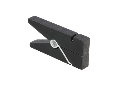 Houder/Knijper (hout/zwart) voor Mini Blackbord 1,3x3,8x8,3(h)cm (12st/pak)