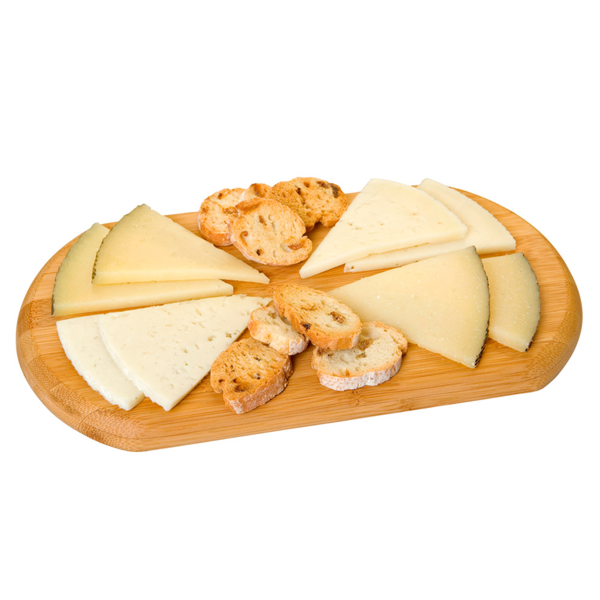 Ovaal houten (kaas)plank 17x30x1,5cm per st / pc