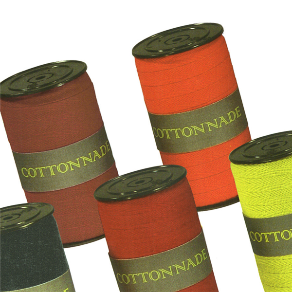 Ribbon "Cottonade" 10mm x 20m Brown (per stuk)
