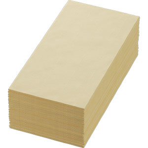 Napkins Bio Airlaid Dunisoft (DSF) 40x40cm Cream 1/8-fold (6x60stuks)