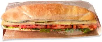 Sandwich bags Brown Kraft with Corner Window / 40gsm / Long 12+6x38cm (250pcs/pack)