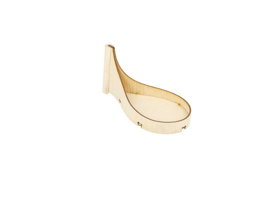 Mini Spoons for appetisers 10,5x5x5cm Natural Bamboo (100st/pak)