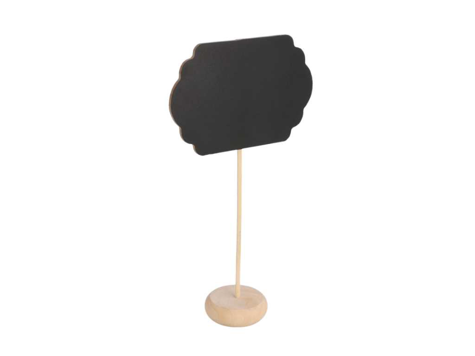 Blackboards Mini Cloud Shape op standaard 9x6x10cm (3st/pak)