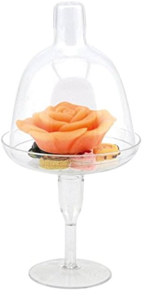 Mini Pedestal with cover 2x12cm Clear PS (8st/pak)